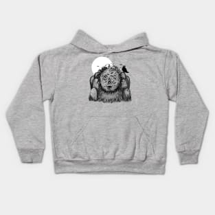 Horror In The Graveyard Kids Hoodie